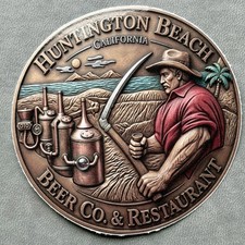 Huntington Beach Brewing Company Sticker  Decal Beer Vinyl 3” California CA picture