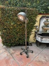 Crome and Vintage Headlight Floor Lamp with wheels picture
