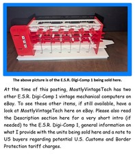 E.S.R. Digi-Comp 1 Vintage Mechanical Digital Computer picture