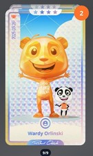 ORLINSKI 9 - WEWARD VIRTUAL CARD - VINTAGE WECARD: ★★★★ WARDY ORLINSKI ★★★★ picture