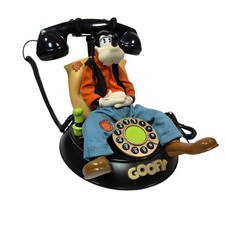Vintage 1990s Telemania Goofy Animated Talking Telephone Disney Landline WORKS picture