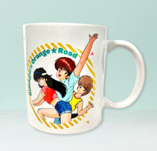 Kimagure Orange Road Animation Mug Cup Porcelain 310ml Yellow Japan Limited picture