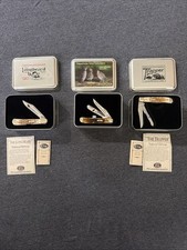 W.R.Case & Sons Cutlery Knife lot (Game Bird 4 of 5, the trapper, the longbeard) picture