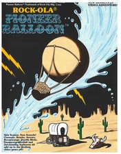 Pioneer Balloon Rock-Ola Video Arcade Flyer / Brochure / Ad -Excellent picture