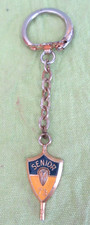 Metal Key Chain Senior 1973 Blue and Gold by Jostens Preowned Ships Same Day picture