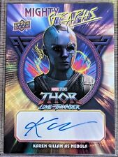 2023 Upper Deck Thor Love And Thunder Karen Gillan Mighty Graphs Autograph Card picture