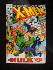 X-Men #66 1970 Marvel Hulk Cover Last Original Story 15c picture