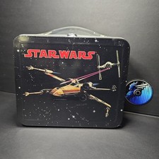 Vintage (Small) Star Wars Hallmark Lunch Box 1999 School Days Tin New And Sealed picture