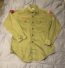 1940s Y14 Boy Scouts Of America Uniform Lot Shirt, Pants, Cap, Belt, Neckerchief picture