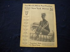 1962 AUGUST 5 NEW YORK MIRROR NEWSPAPER - DORIS PEARSON COVER PHOTO - NP 6003 picture