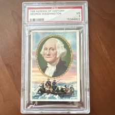 Royal Bengals 1911 T68 Heroes of History George Washington PSA 3 Tobacco Card picture