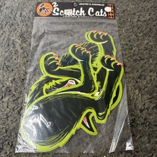 Vintage Halloween Diecut NOS 1981 Beistle Co. 2 Scratch Cats Jointed  Decoration picture