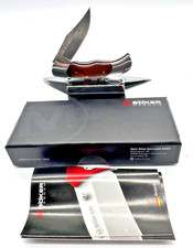 Boker Magnum Lady 01MB788DAM Damascus Wood Lockback Knife NIB DISCONTINUED picture