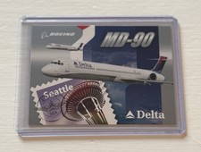 Delta Airlines Trading Card #13 MD90 RARE Elusive picture