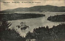 Webster Cove Camp Cairns Big Squam Lake NH Postcard picture