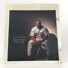Kirby Puckett Star Tribune Memorial Tribute Newspaper Section 2006 Twins  picture