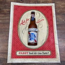 Pabst Blue Ribbon Vintage Sign Bottle Display 14