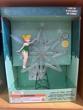 NEE🎄2026 Disney Parks Tinker Bell Light-Up Christmas Tree Topper Decoration  picture