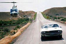 VANISHING POINT 1970 DODGE CHALLENGER CHASED BY HELICOPTER CAR 24X36 POSTER picture