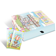 Line Friends Maltese Puppy Amusement Park Theme Trading Card Booster Box picture