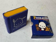 Vintage Pochacco Mini Book Eraser Sanrio 1997 Sealed Collection 8 Pcs picture