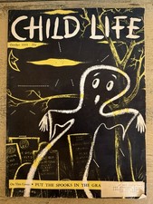 Vintage 1955 Halloween October Child Life Magazine picture