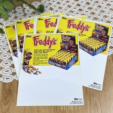 INDIVIDUALLY Vintage  Freddy Krueger Topps Gum Promo Ads Nightmare on Elm St 80s picture