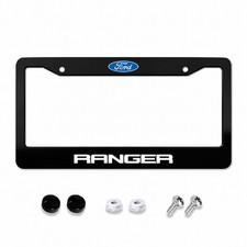 Ford Ranger License Plate Frame, Stainless Steel 12x6in US Standard picture