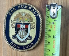 USS Zumwalt DDG 1000 Large Challenge Coin picture