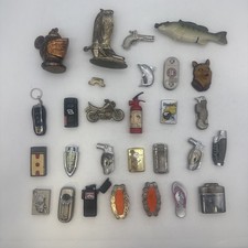 27 Vintage Cigarette Lighters , mix lot / read description Untested picture