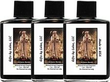 Santa Muerte Holy Death Tres Botellas 1 oz Aceite Esoterico y Postal Invocacion picture