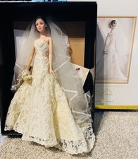 Carolina Herrera Bride Barbie Collector Gold Label B9797 picture