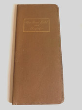 WWII US Home Front War Bond Wallet and Register Leather Wallet w/ Bond Register picture