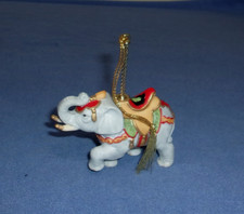VINTAGE 1989 LENOX CHRISTMAS CAROUSEL ELEPHANT ORNAMENT , UNUSED picture