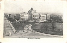 Library Congress Washington DC Antique Postcard UNP Unused DB picture