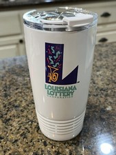 Louisiana Lottery Insulated Tumbler Stainless Steel Rare 16oz Cup Polar Camel picture