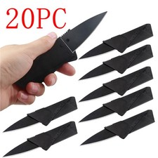 20 PCS Pocket Credit Card Knives Cardsharp Wallet Thin Micro Survival Tool Knife picture