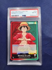 2022 Pre Errata One Piece Romance Dawn Monkey D. Luffy #OP01003 PSA 8  picture