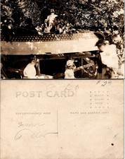 USA Unknown Location Political Campaign? American Banner RPPC Antique Postcard picture