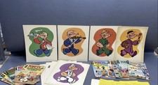 Lot Of 15 VNT 70s Popeye Comics Lot Of 11 Careers And Poster Card Lot Of 13 picture
