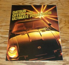 Original 1980 Datsun Black Gold 10th Anniversary Edition 280ZX Sales Brochure 80 picture