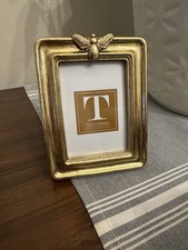 Two’s Company Gold Tone Enameled Bee Photo Frame Mini picture