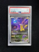 2025 Pokemon TCG S-Chinese Pikachu #151C 172/151 AR Full Art Holo PSA 9 SJ34 picture