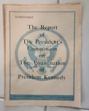 JFK Assassination Summary Commission San Francisco Chronicle Newspaper 9/28/1964 picture