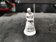 Miniature Medieval Woman 1:32 scale, 54mm printed in 3D Model kits  DIY picture