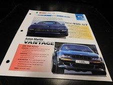 Ferrari 456 VS Aston Martin Vantage Comparison Literature Brochure Photo Poster picture