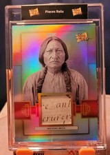 2026 pieces of the past sitting bull handwritten relic #369 picture