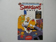 1 SIMPSONS COMICS #1 w POSTER First Printing BONGO COMICS 1993 + BONUS picture