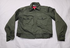 VTG 1970 National Park Service Uniform Red Liner Jacket Olive Green Size Ladies picture