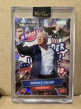 2024 WILD CARD ALUMINATION COMIX DONALD TRUMP 3/3 #ACWC-DT1 FIGHT FIGHT FIGHT picture